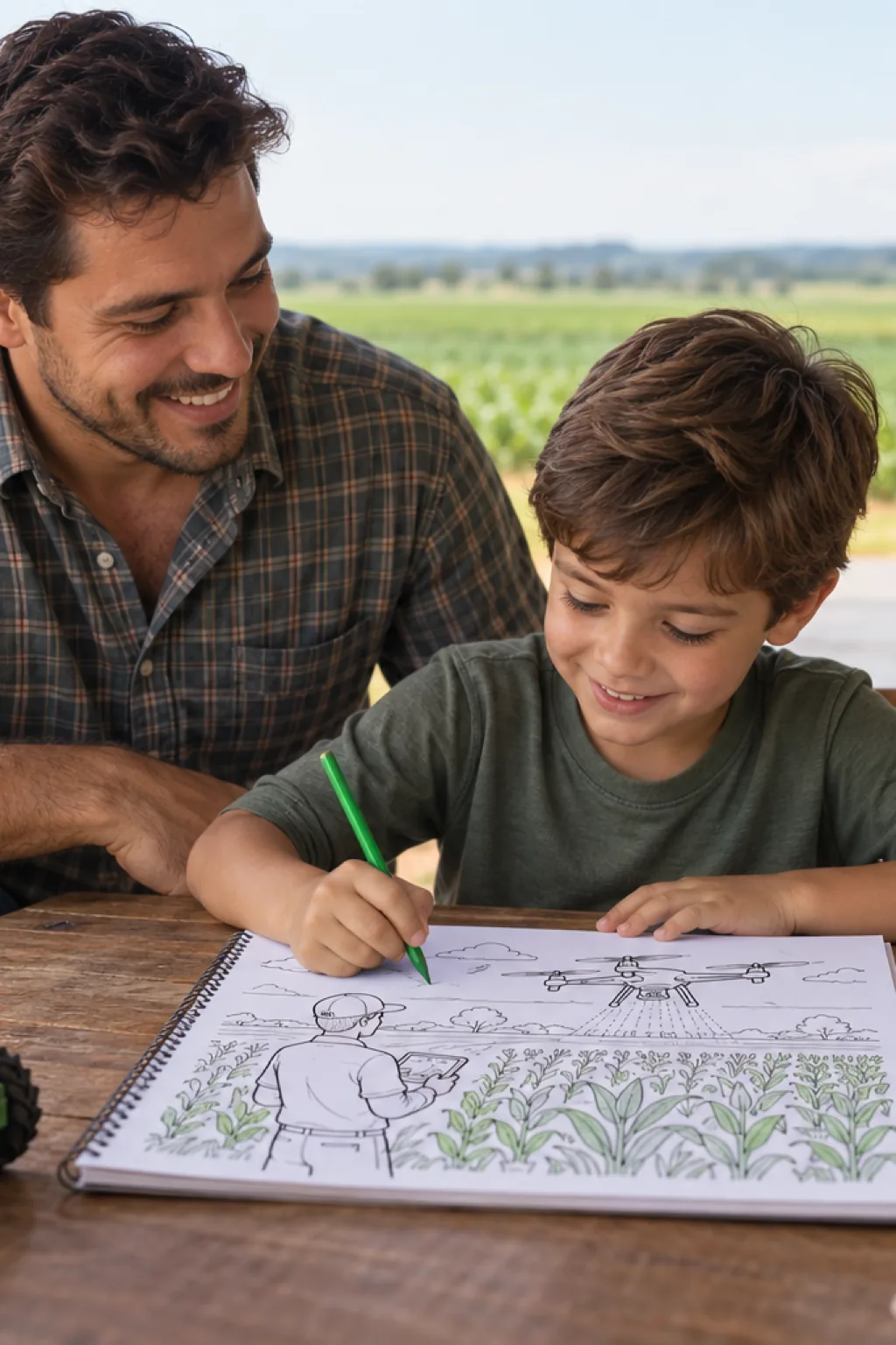 livro de colorir — exemplo criado na Desenhos pra Colorir
