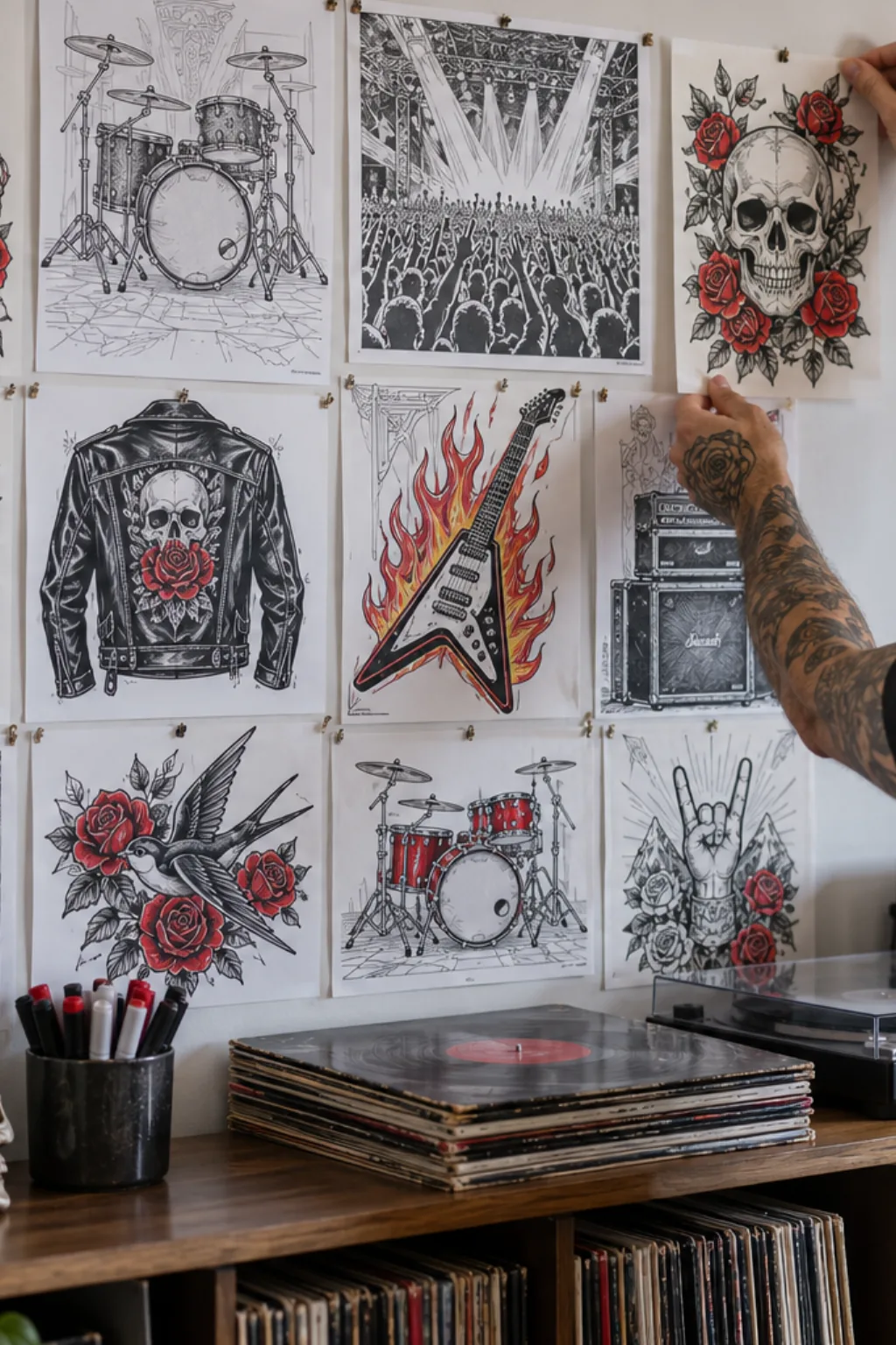 Livro de Colorir de Rock - Depois