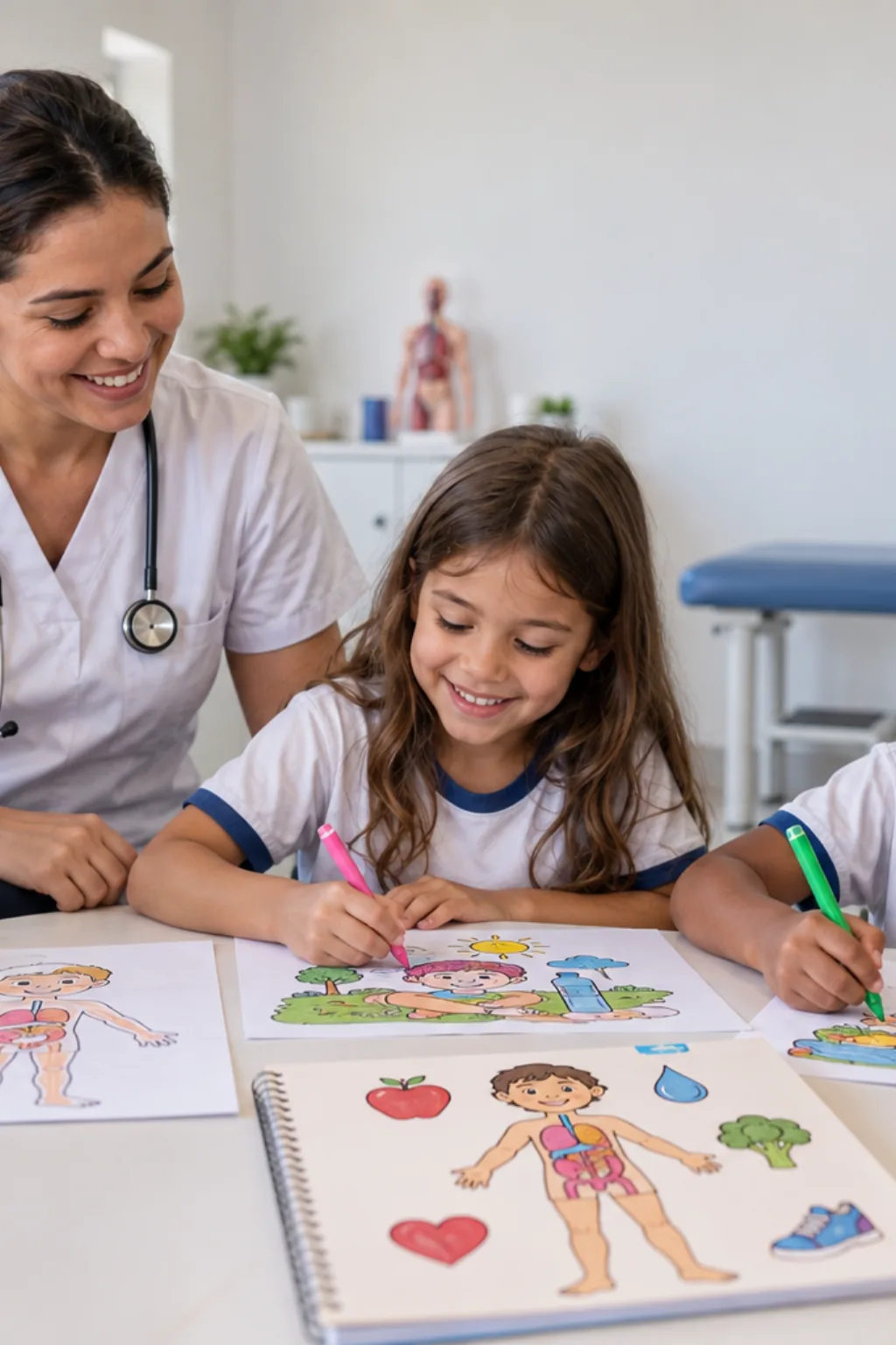 livro de colorir — exemplo criado na Desenhos pra Colorir