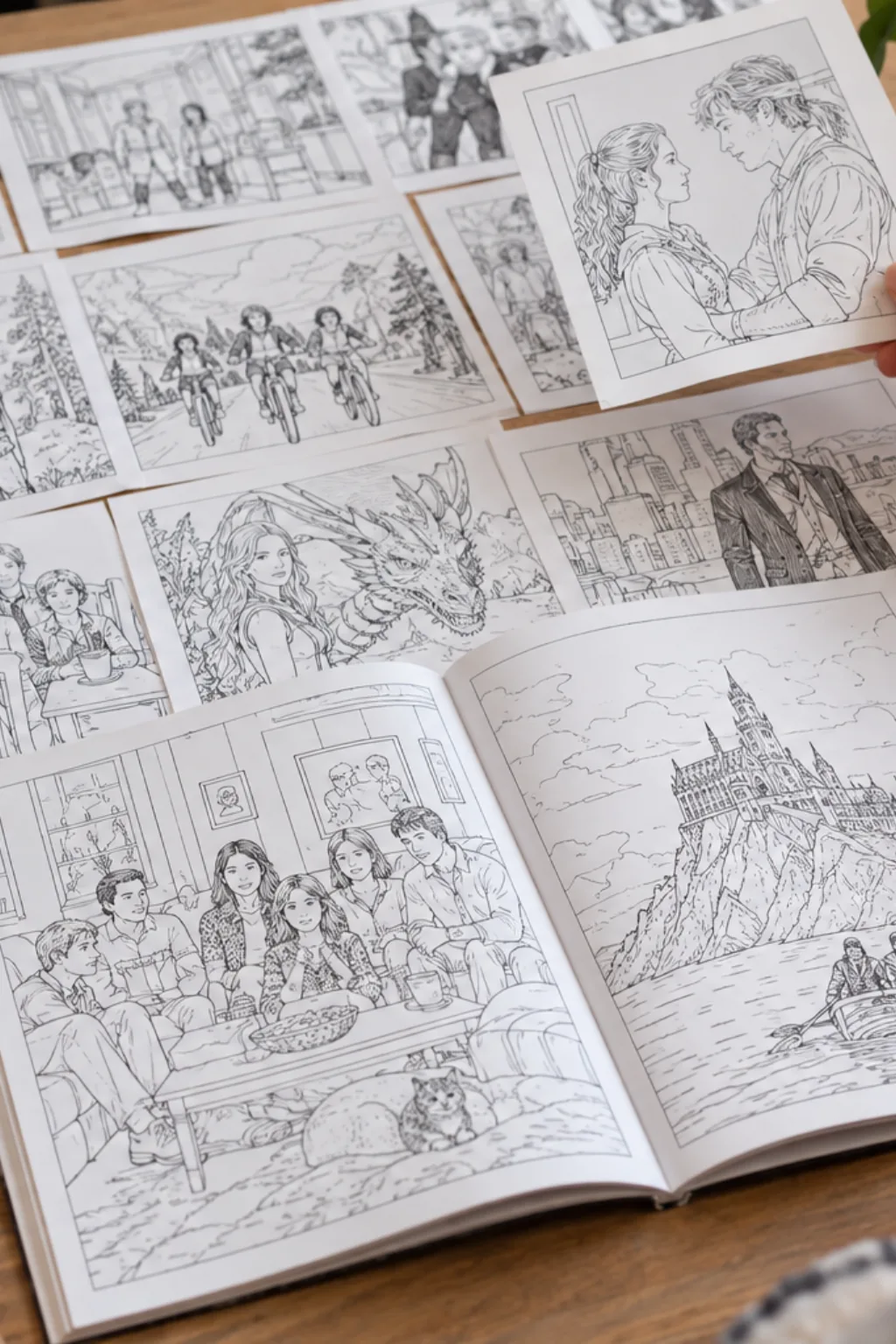 Livro de Colorir de Séries - Depois