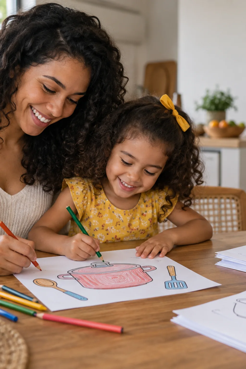livro de colorir — exemplo criado na Desenhos pra Colorir