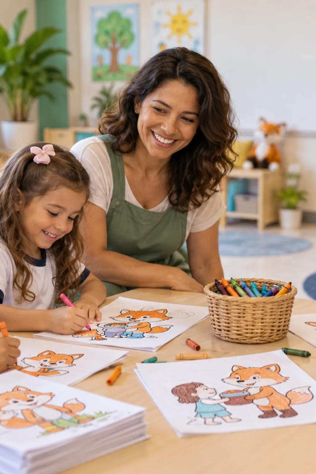livro de colorir — exemplo criado na Desenhos pra Colorir