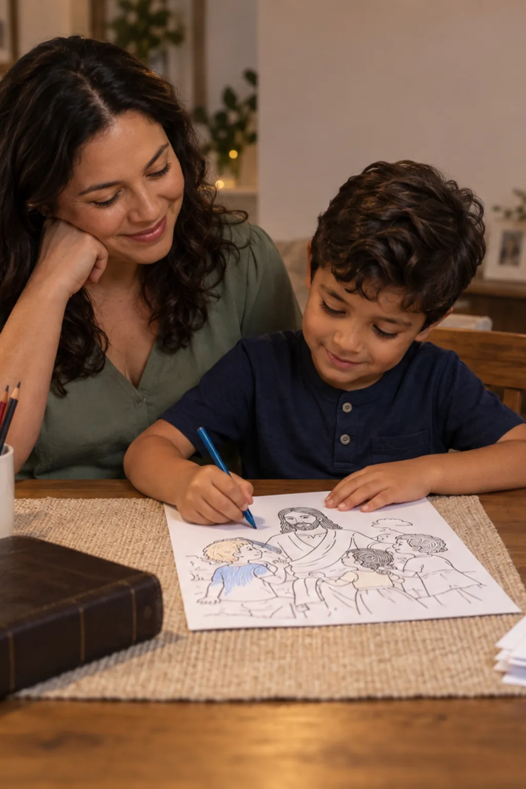 livro de colorir — exemplo criado na Desenhos pra Colorir