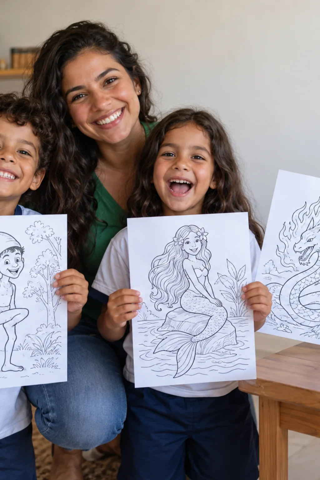moldes para imprimir — exemplo criado na Desenhos pra Colorir