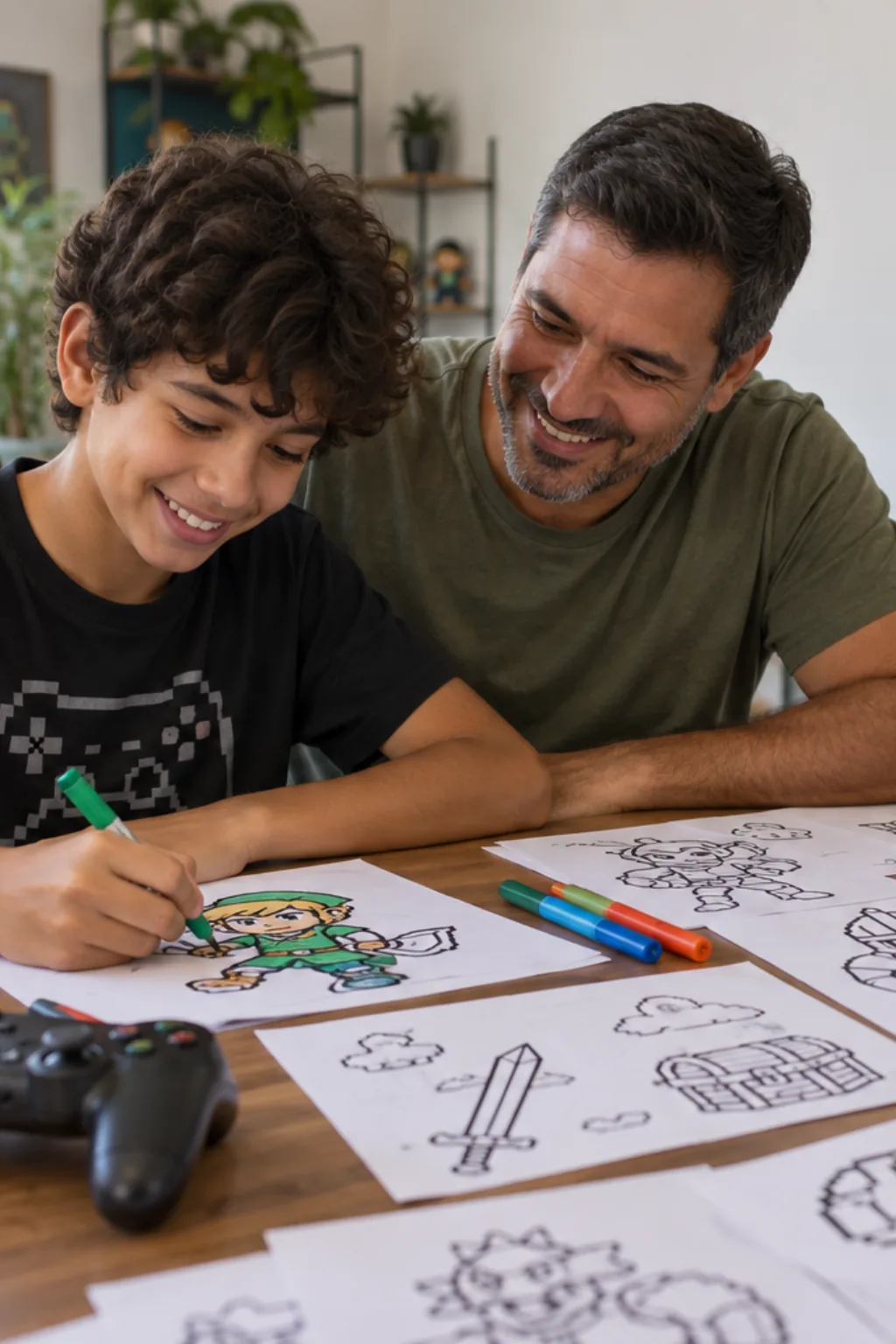 moldes para imprimir — exemplo criado na Desenhos pra Colorir