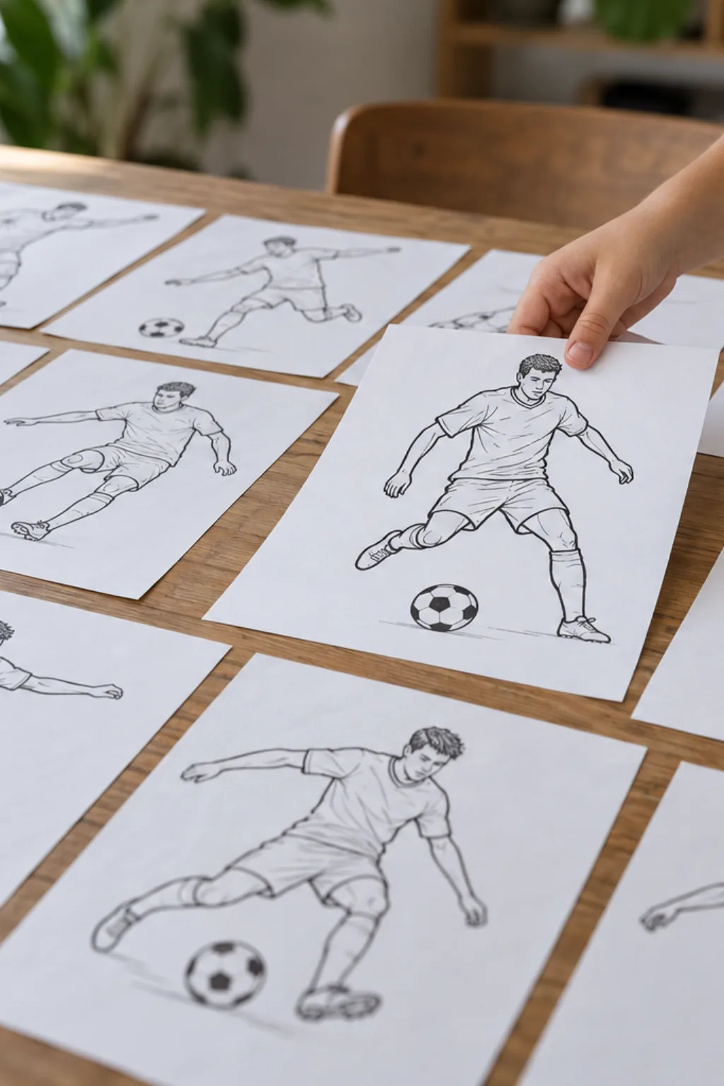 Moldes de Jogadores de Futebol para Imprimir - Depois