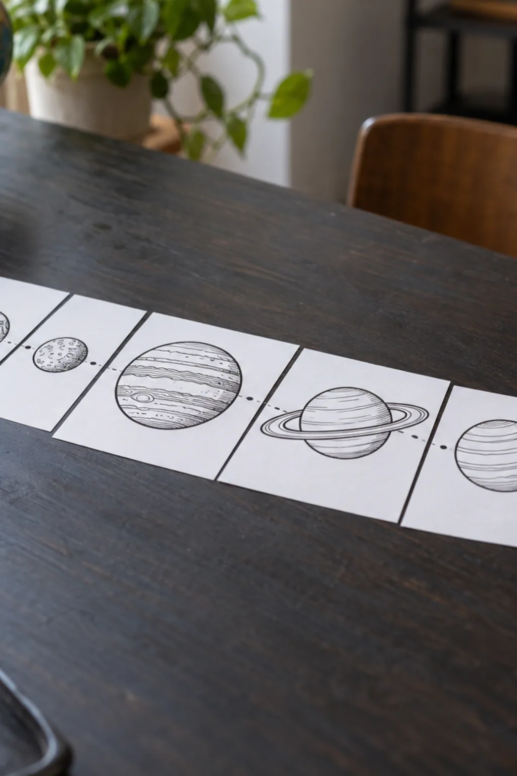 Moldes de Planetas para Imprimir - Depois