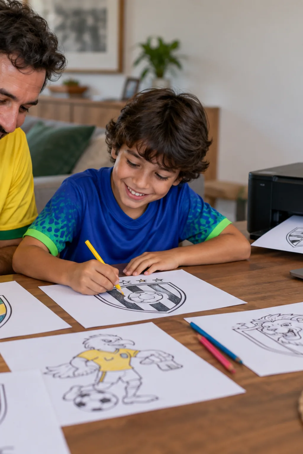 moldes para imprimir — exemplo criado na Desenhos pra Colorir