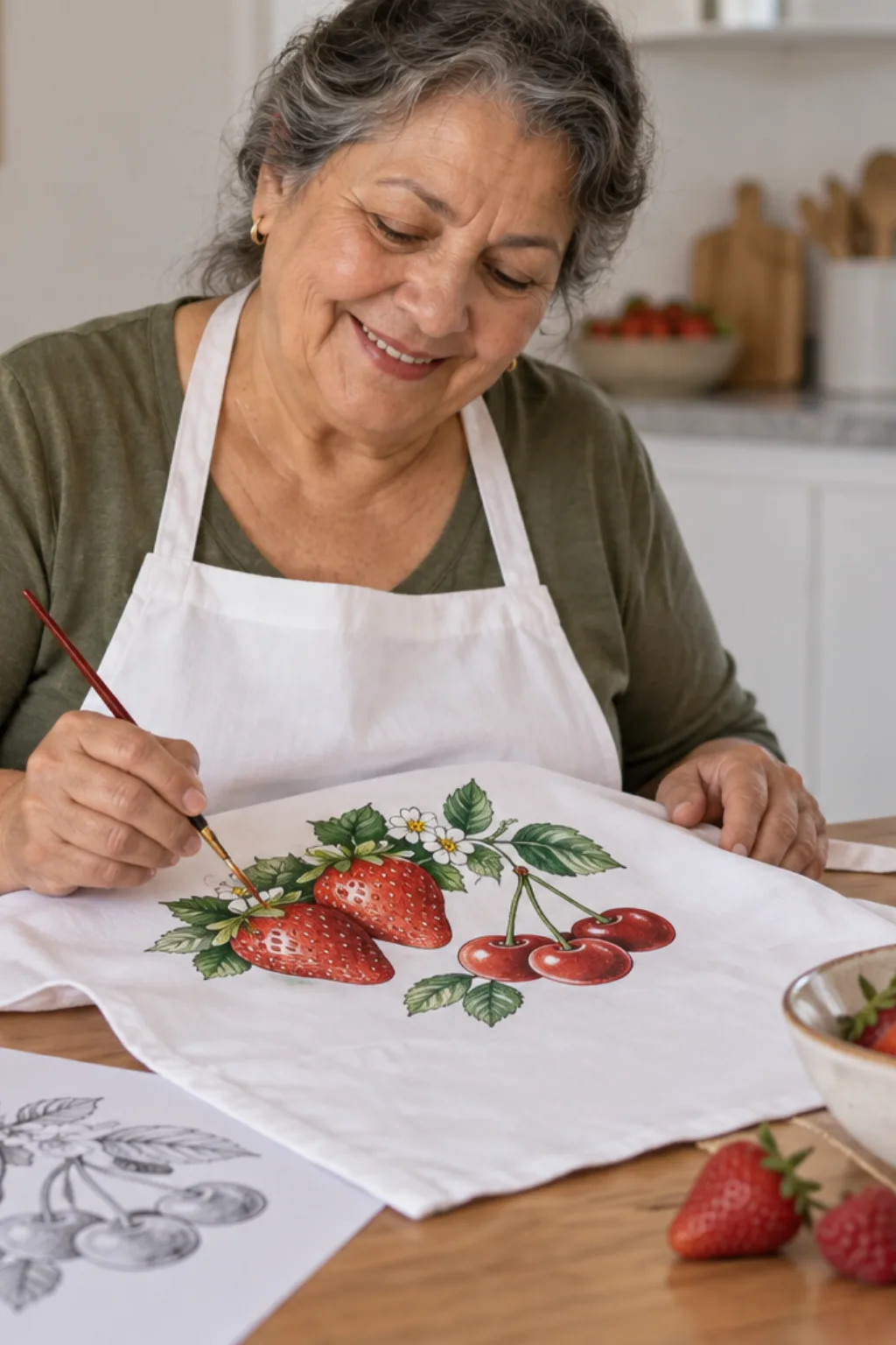 riscos para pintura em tecido — exemplo criado na Desenhos pra Colorir