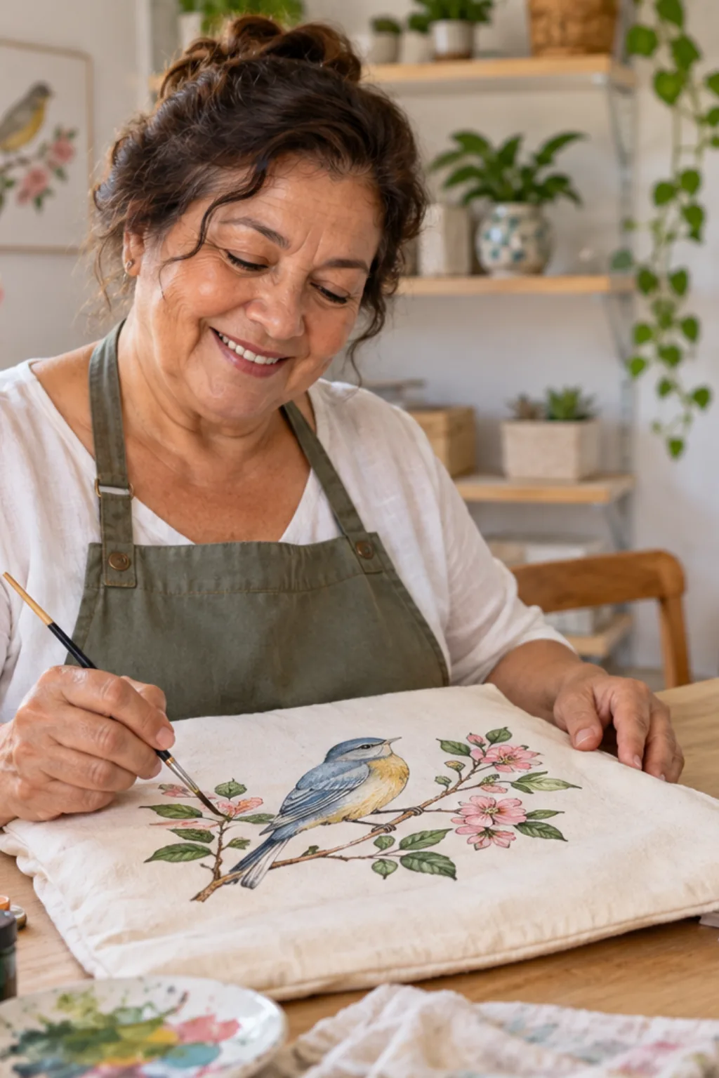 riscos para pintura em tecido — exemplo criado na Desenhos pra Colorir