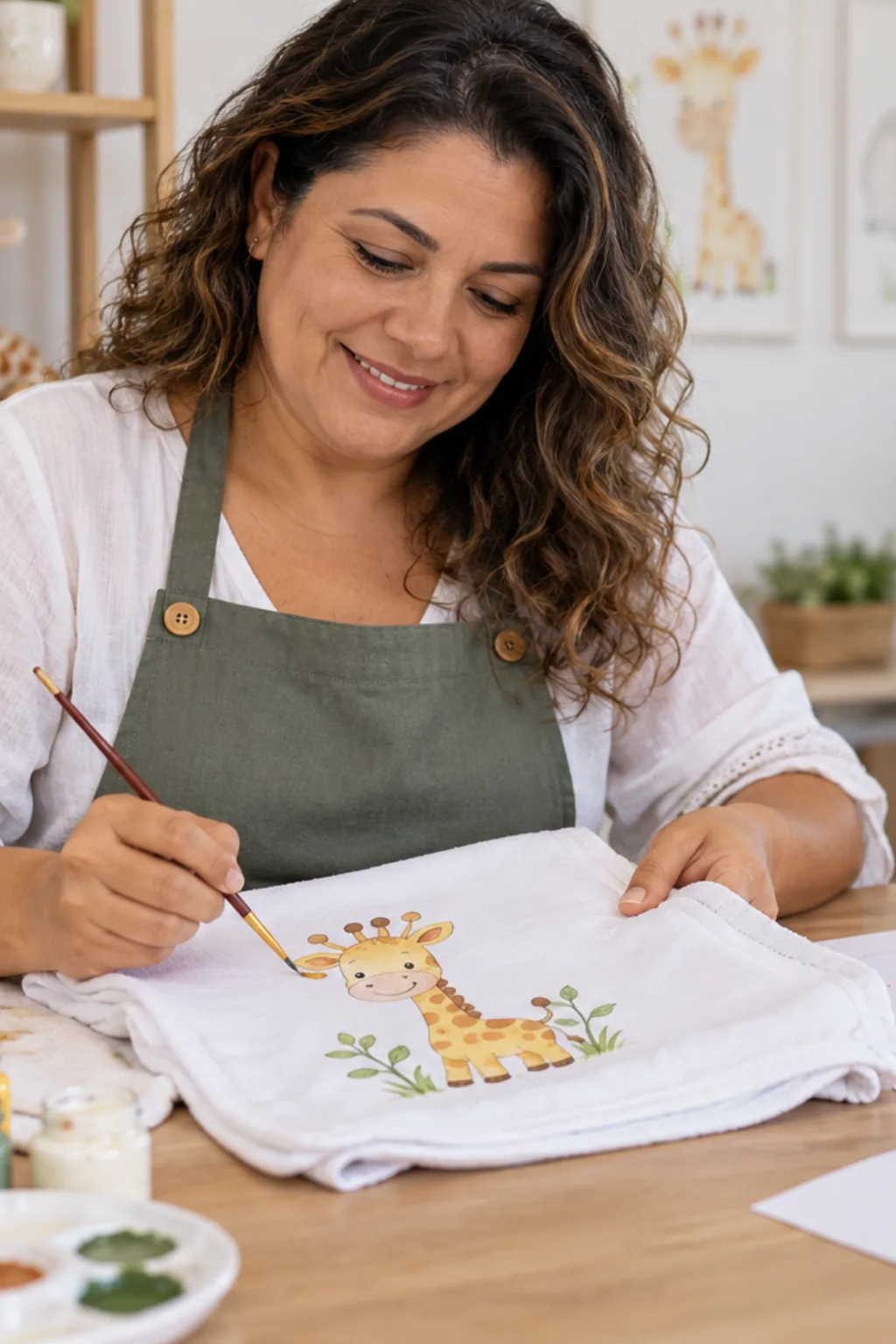 riscos para pintura em tecido — exemplo criado na Desenhos pra Colorir