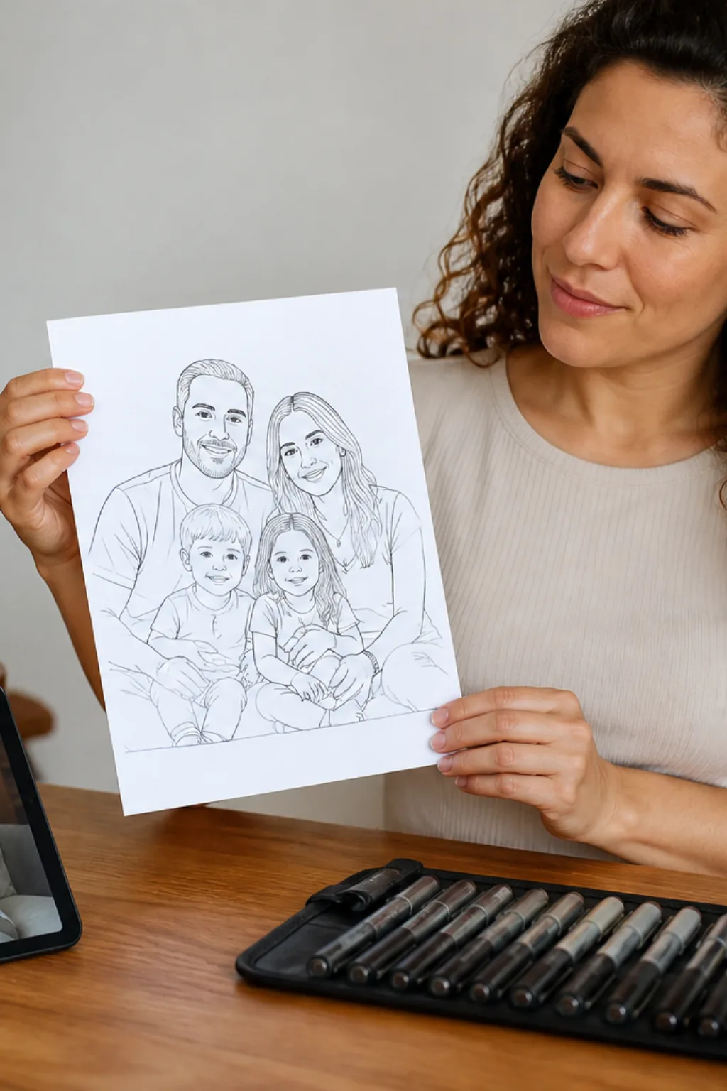 Transformar Foto em Arte de Linha - Antes