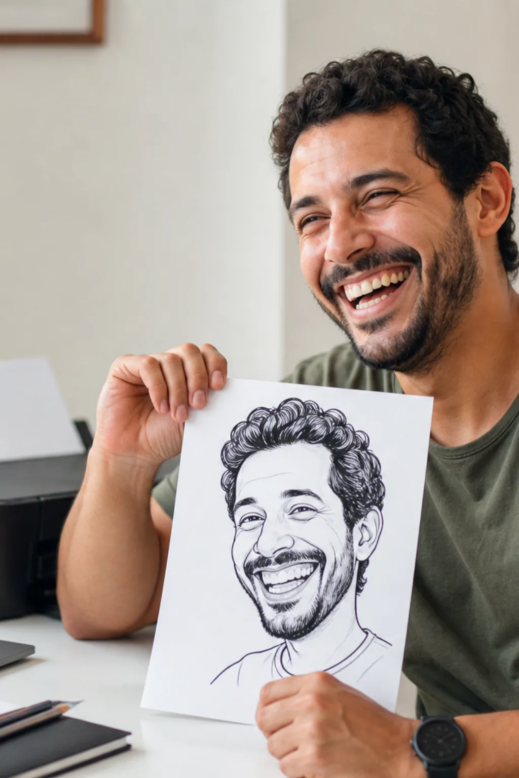 Transformar Foto em Caricatura - Antes