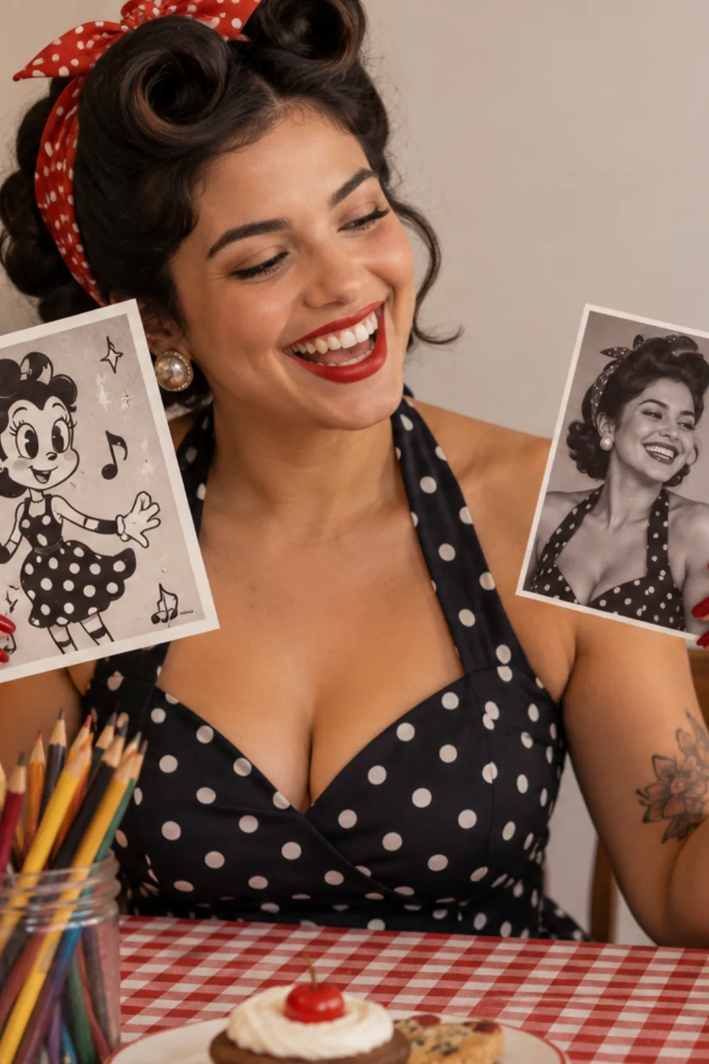 transformar foto em desenho — exemplo criado na Desenhos pra Colorir