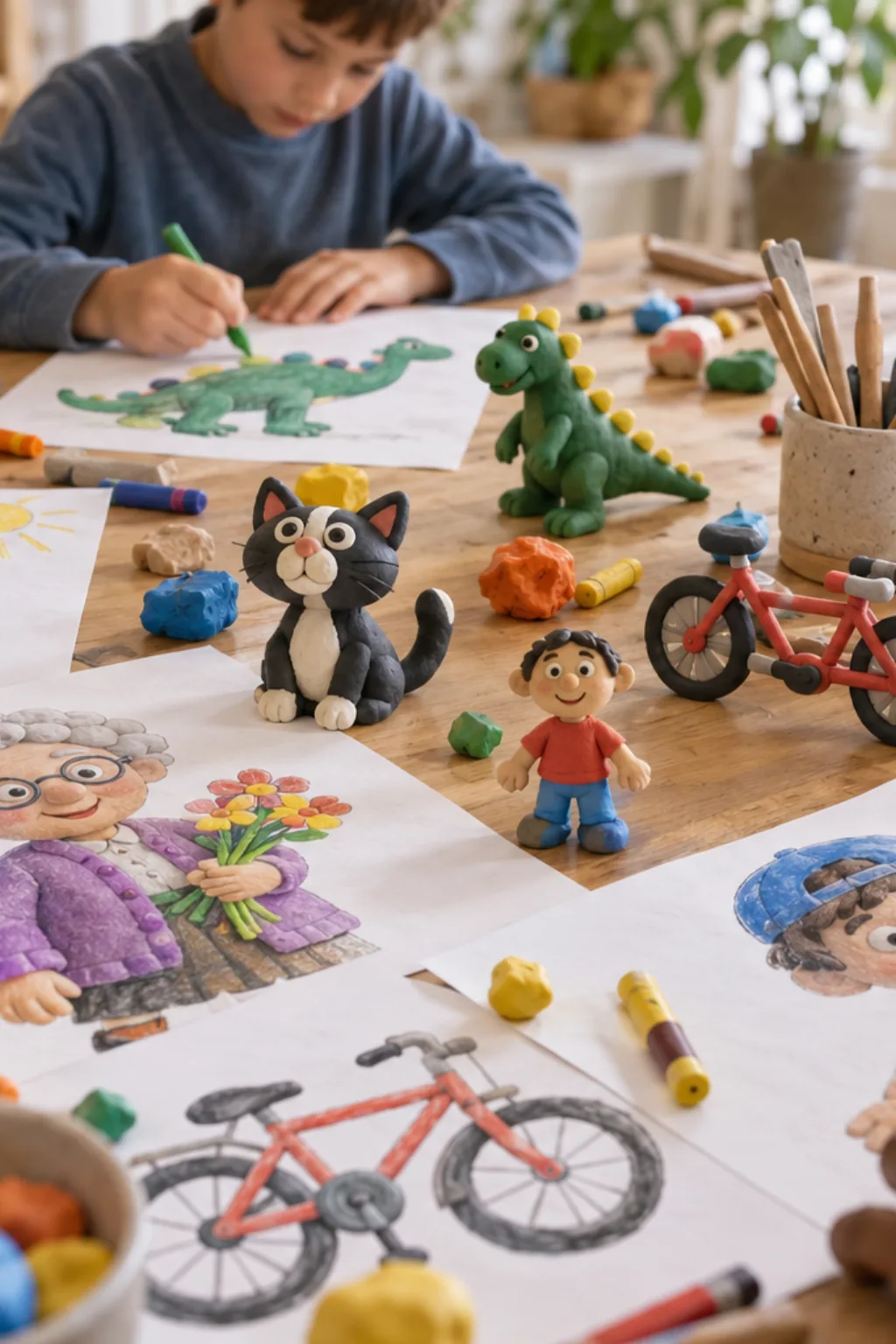 Transformar Foto em Desenho Claymation - Depois