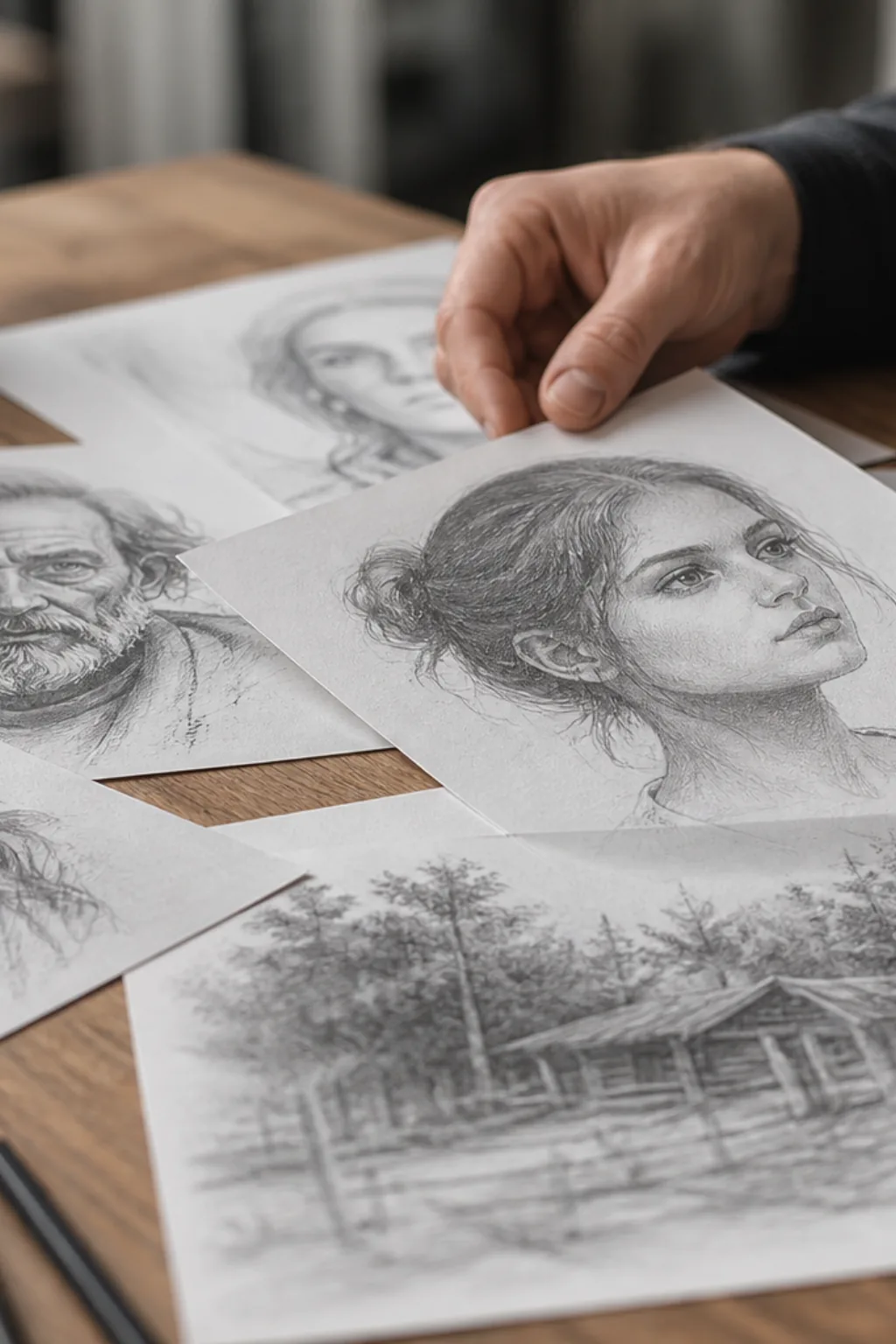Transformar Foto em Desenho a Lápis - Depois