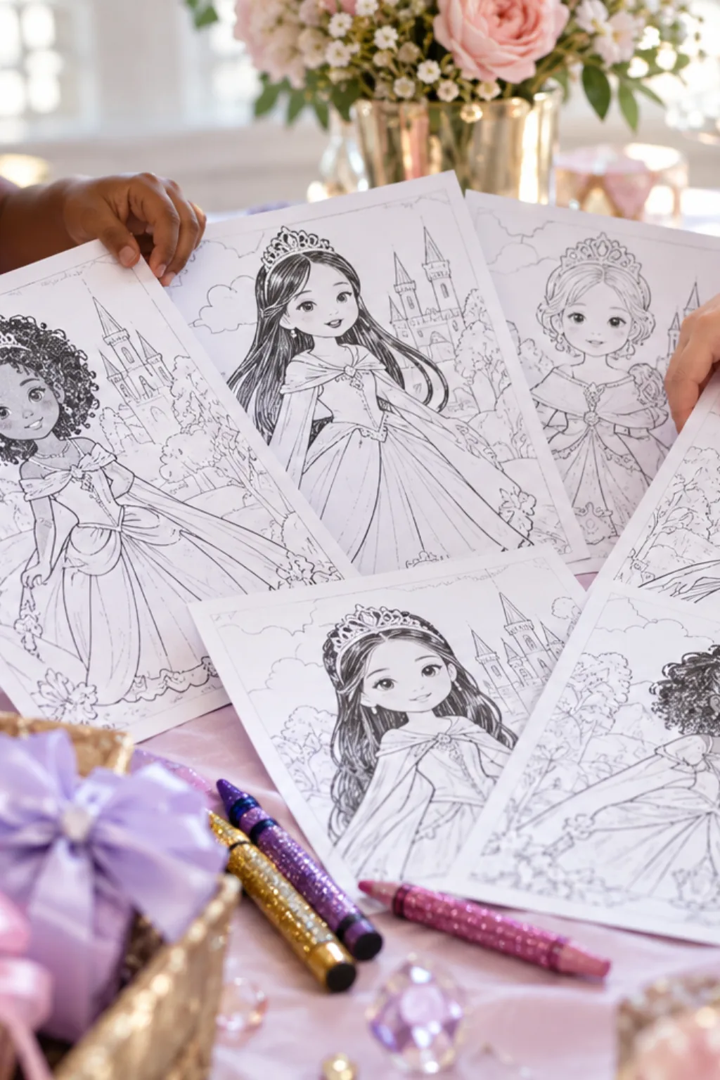 Transformar Foto em Desenho de Princesa - Depois